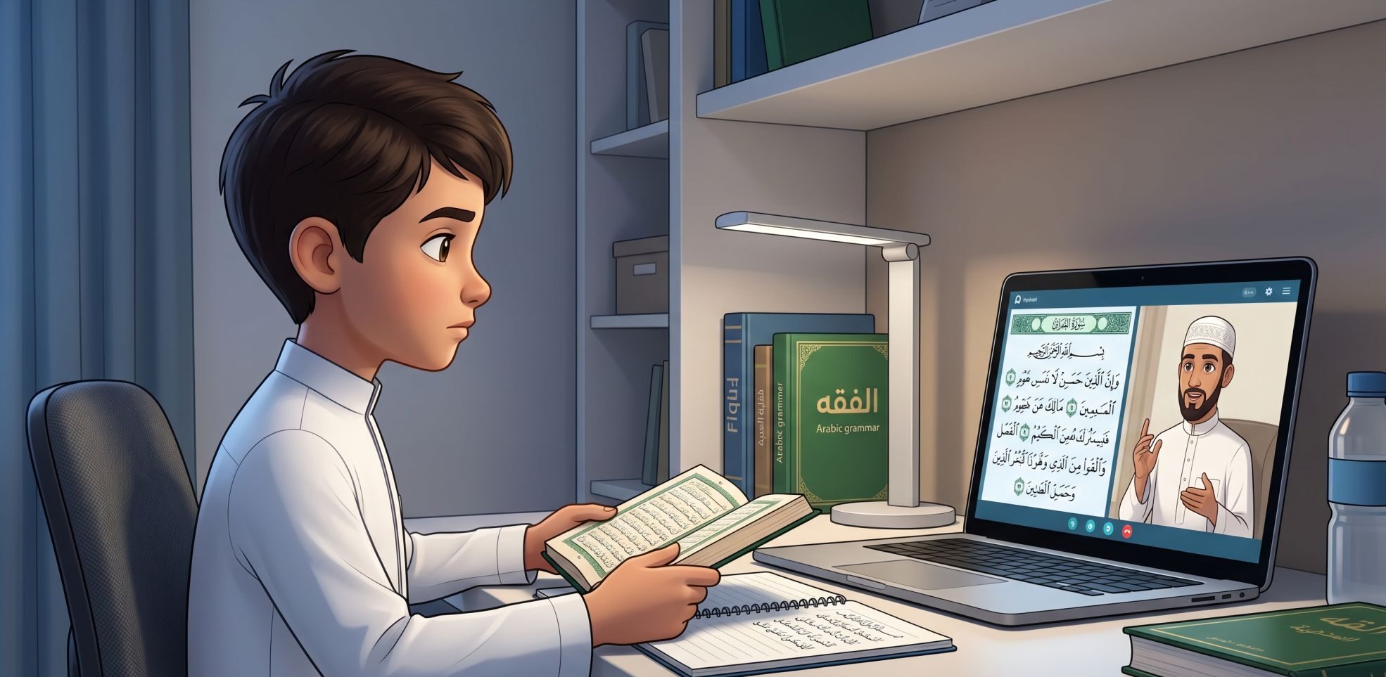 Student in Online Session